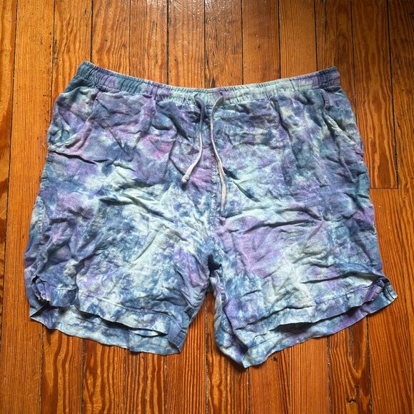 Alex Crane Bo Linen Shorts - Custom Dye - Size XL - Picture 1 of 3